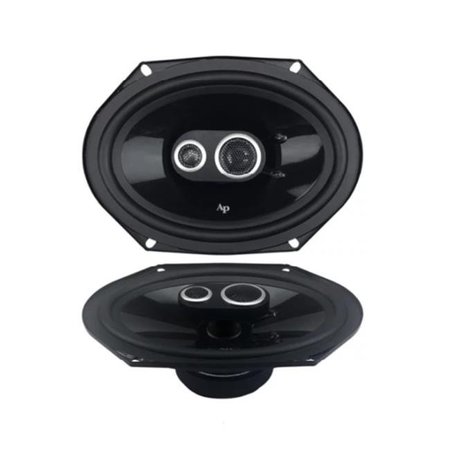 AUDIOPIPE Audiopipe CPL6800 6 x 8 in. 150W 3-Way Midrange Car Speakers CPL6800